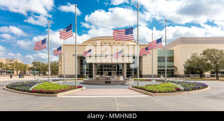 28 FÉVRIER 2018 - College Station Texas - George H. W. Bush Presidential Library and Museum Banque D'Images