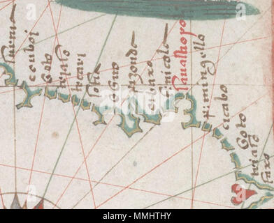 . Anglais : mer Noire et Méditerranée orientale. HM 33. JOAN MARTINES, PORTOLAN ATLAS. L'Italie, ca. Numéro d'Appel 1578 : HM 33 Folio : f. 2 Description : mer Noire et Méditerranée orientale. . Vers 1578. Joan Martines (16ème siècle) Description cartographe italien Date de naissance/décès 16e siècle 16e siècle Lieu de naissance/décès Inconnu Inconnu période de travail, à partir de 1559 jusqu'à 1591 le lieu de travail 1556-1587 : Messine (Sicile, Italie) 1590-1591 : Naples probablement faite par Joan Martines à Messine depuis nomenclature est italien, et c'est manifestement dans Martines' style, nettement similaires à Londres, Brit Banque D'Images