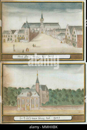 . Nederlands : Beschryvinge Van Zeeland Schoemaker Atlas : 225, va. Entre 1710 et 1735. Schoemaker Atlas-ZÉLANDE-1078-Zélande, va Banque D'Images