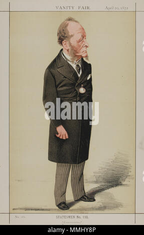 . Les hommes d'État No110 : Caricature de la Rt Hon Gathorne Hardy MP DCL. Sous-titre suivant : 'Conservateur' . 20 avril 1872. "Adriano Cecioni Cecioni" (1836-1886) Description L'artiste italien, caricaturiste et sculpteur Date de naissance/décès 26 Juillet 1836 23 mai 1886 Lieu de naissance/décès lieu de travail Florence Vaglia, Italie Royaume-Uni contrôle d'autorité : Q2250712 : VIAF ?77235641 ISNI : ?0000 0000 6630 3187 ULAN : ?500030974 RCAC : ?c90012222 GND : ?12395861X WorldCat Gathorne Gathorne-Hardy, Vanity Fair, 1872-04-20 Banque D'Images