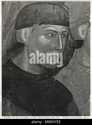 . Giotto', 'Presepe di Greccio . Fichier 1290s. voir ou 'Catégorie', Giotto Presepe di Greccio 06 Banque D'Images