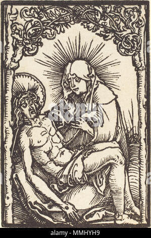 R-20101201-0008.jpg Albrecht Dürer (Allemand, 1471 - 1528 ), la lamentation, c. 1500, gravure sur bois, l'achat d'impression (Fonds Rosenwald Collection) Albrecht Dürer - La Lamentation (NGA 1969.3.1) Banque D'Images