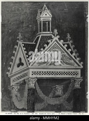 . Giotto', 'Presepe di Greccio . Fichier 1290s. voir ou 'Catégorie', Giotto Presepe di Greccio 15 Banque D'Images