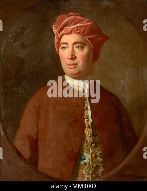 Allan Ramsay, David Hume, 1711 - 1776. Portrait de l'historien et philosophe David Hume (1711-1776). 1754. Peinture de David Hume Banque D'Images