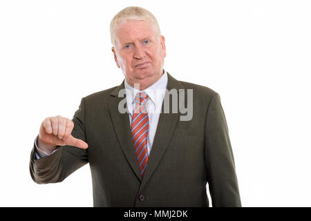 Studio shot of mature man Banque D'Images
