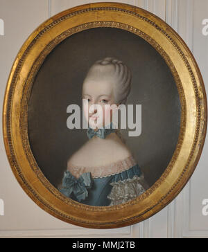 Anglais : Portrait de Marie-Antoinette English : Portrait de Marie-Antoinette . 1770. Marie-Antoinette par Jean-Baptiste Charpentier Banque D'Images