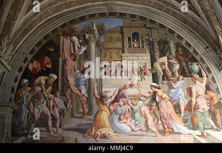 0 Chambre de Raphaël - L'Incendie du Borgo (1) Banque D'Images