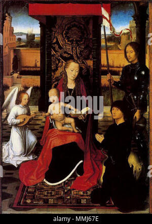 . Anglais : Hans Memling le retable de Saint John le mariage mystique de Sainte Catherine 1474 1479 entre 1474 et 1479 .. Hans Memling (vers 1433-1494) Noms alternatifs Hans Hotel Figaro, Jan van Memmelynghe peintre et dessinateur Flamand Description Date de naissance/décès vers 1433 11 août 1494 Lieu de naissance/décès Seligenstadt près d'Aschaffenburg ( ?) Bruges Cologne lieu de travail ( ?), Bruxelles, Bruges (1466-1494) le contrôle d'autorité : Q106851 : VIAF ?36926265 ISNI : ?0000 0001 2100 6549 ULAN : ?500005611 RCAC : ?n50013910 NLA : ?35346391 Hans Memling WorldCat la Vierge et l'Enfant avec ange Banque D'Images