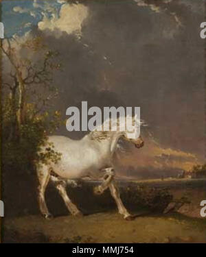 . Anglais : De l'info de source : James Ward, (Londres 1769 - 1869), Cheshunt dans un paysage d'un cheval effrayé par la foudre, huile sur toile, 30,5 x 26 cms . Date inconnue ; auteur vivait 1769 - 1869. James Ward (1769-1859), peintre et graveur Britannique Description Date de naissance/décès 23 Octobre 1769 23 novembre 1859 Lieu de naissance/décès Londres London lieu d'Roundcrott Cottage à Cheshunt, Hertfordshire contrôle d'autorité : Q1681281 : VIAF ?66475711 ISNI : ?0000 0000 6631 5639 ULAN : ?500115753 RCAC : ?n84092821 NLA : ?35205420 WorldCat un cheval dans un paysage surpris par la foudre par James W Banque D'Images