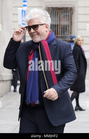 Réalisateur espagnol Pedro Almodovar et chanteur Raphael appelé 'fils' de Madrid a adopté à Madrid, Espagne comprend : Pedro Almodovar Où : Madrid, Espagne Quand : 11 Avr 2018 Crédit : Oscar Gonzalez/WENN.com Banque D'Images