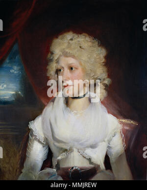 Portrait de Mlle Martha Carr. vers 1789. Mlle Marthe Carr (Thomas Lawrence) Banque D'Images