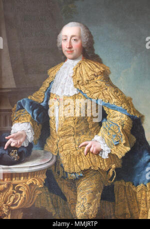 Portrait de Wenzel Anton, Prince de Kaunitz-Rietberg (1711-1794). vers 1749-1752. Wenzel Anton Graf von Kaunitz-Riethberg Banque D'Images