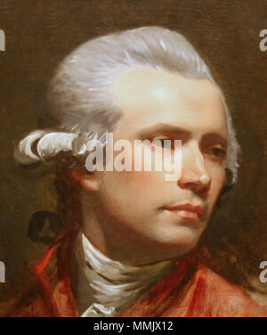 L'auto-portrait. Entre 1780 et 1784. Self Portrait de John Singleton Copley Banque D'Images