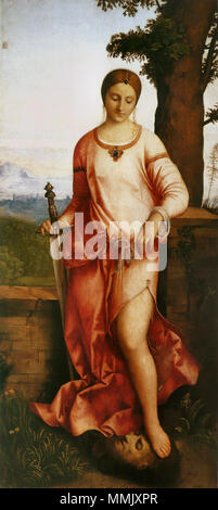 Judith avec la tête d'Holophernes. 1504. Giorgione - Judith Banque D'Images