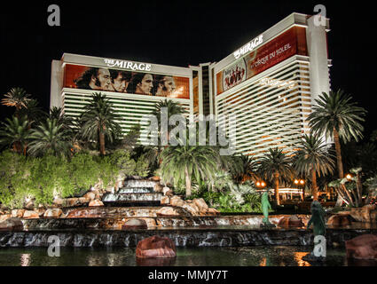 L'hôtel Mirage de Las Vegas Nevada Banque D'Images