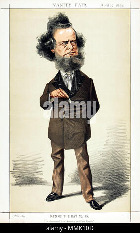 . Les hommes du jour no45 : Caricature de monsieur William Hepworth Dixon. Sous-titre suivant : 'il a découvert la jeune Amérique et Russie libre" . 27 avril 1872. "Adriano Cecioni Cecioni" (1836-1886) Description L'artiste italien, caricaturiste et sculpteur Date de naissance/décès 26 Juillet 1836 23 mai 1886 Lieu de naissance/décès lieu de travail Florence Vaglia, Italie Royaume-Uni contrôle d'autorité : Q2250712 : VIAF ?77235641 ISNI : ?0000 0000 6630 3187 ULAN : ?500030974 RCAC : ?c90012222 GND : ?12395861X WorldCat William Hepworth Dixon Vanity Fair 27 Avril 1872 Banque D'Images