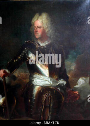 English : Portrait de Charles IV de Mantoue Italiano : Ferdinando Carlo di Gonzaga-Nevers, Duca di Mantova (en anglais, 'Charles IV', 'Carlo IV') . 1706. 1709 - Charles III Ferdinand de Gonzague, duc de Mantoue (Versailles, copie) Banque D'Images