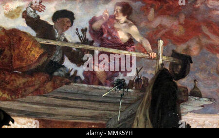 Anglais : le Prince Frederick visites l'artiste Pesne sur sa peinture plate-forme ; petit Deutsch : Kronprinz Friedrich besucht den Maler Pesne auf dem Malgerüst à Rheinsberg, Ausschnitt ? ? ? ? ? ? ? ? ? ? ? ? ? ? ? ?  ? ? ? ? ?  ? ? ? ? ? ? ? ?  ? ? ? ? ? ? ? ?  ? ? ? ? ? ? ? ?  ? ? ?  ? ?  ? ? ?  ? ? ? ? ? ? ? ?  ? ? ? ? ? ? ? ? ? . 1861. 1861 Menzel Kronprinz Friedrich besucht den Maler Pesne culture anagoria1 Banque D'Images