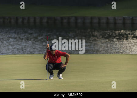 Ponte Vedra Beach, Floride, USA. Le 11 mai, 2018. Adam Scott lors de la Ronde 2 du Championnat des joueurs à Sawgrass le 11 mai 2018. Credit : Dalton Hamm/via Zuma Zuma/fil Wire/Alamy Live News Banque D'Images