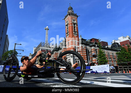 Yokohama, Kanagawa, Japon. 12 mai 2018. Vue générale : Triathlon Triathlon ITU World Elite Para de Yokohama, Yokohama, Kanagawa, Japon. Credit : MATSUO .K/AFLO SPORT/Alamy Live News Banque D'Images