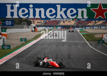 Barcelone, Espagne. 12 mai 2018. Circuit de Barcelone, Barcelone, Espagne ; Grand Prix d'Espagne de Formule 2, course 1, Roberto Merhi durant la course de F2 : Action Crédit Plus Sport Images/Alamy Live News Banque D'Images