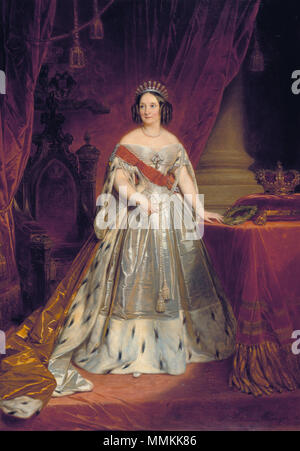 Anna holland királyné.jpg Anna La reine des Pays-Bas, née de la grande-duchesse Anna Pavlovna de Russie * huile sur toile *286 × 200 cm *1849 Anna holland királyné Banque D'Images