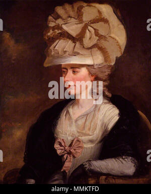 . Portrait de Frances d'Arblay 'Fanny Burney (1752-1840), écrivain britannique par Edward Francisco Burney, huile sur toile, vers 1784-1785 Fanny-Burney-1785 Banque D'Images