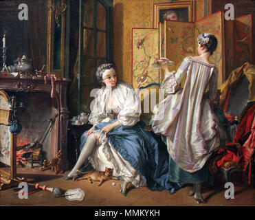 1742 anagoria La toilette Boucher Banque D'Images