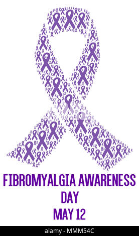 La journée de sensibilisation à la fibromyalgie International, le 12 mai Banque D'Images