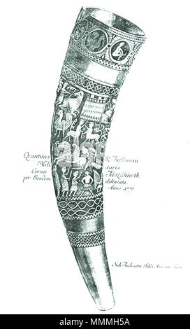 'Corne de Lehel'. 1776. Corne de Lehel Banque D'Images