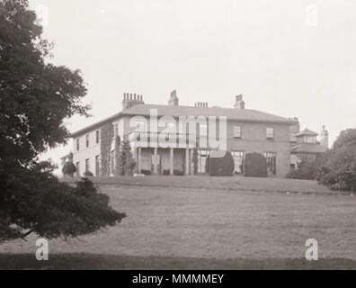 . Cymraeg : Plas Coed Coch, Betws-yn Rhos-. vers 1885. John Thomas Coed Coch Banque D'Images