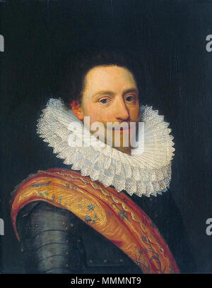 Frederik Hendrik (1584-1647), de Jan van Ravesteyn Portrait de Frederik Hendrik van Oranje-Nassau (1584-1647).. vers 1625-1641 (1620-1650). Frederick Henry (M.J. van Miereveld) Banque D'Images