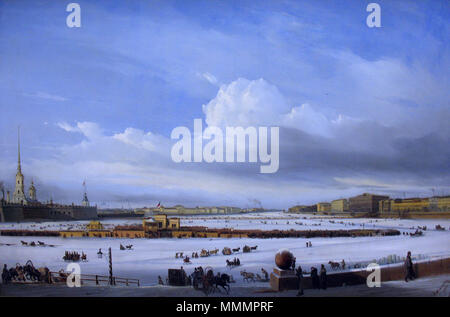 . La luge sur la Neva . 1854. Alexey Bogolyubov (1824-1896) Noms alternatifs ? ? ? ? ? ? ?  ? ? ? ? ? ? ? ? ? La peinture de paysage peintre russe Description Date de naissance/décès 16 mars 1824 (calendrier julien) au 27 octobre 1896 Lieu de naissance/décès Occidentale (village) lieu de travail Paris Saint-Pétersbourg, Moscou, Paris contrôle d'autorité : Q372277 : VIAF ?27880926 ISNI : ?0000 0000 8107 3543 ULAN : ?500080889 RCAC : ?n80046444 GND : ?11940723X WorldCat 1894 Bogolubow anagoria Neva Schlittenfahrt Banque D'Images