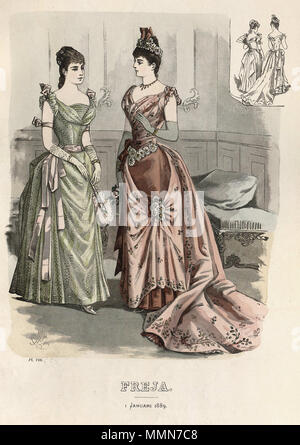 . Svenska : Dans ; Bal ; Balkl + ?Kl + ?ce site fonctionne avec ; ; ; Blommor ce site fonctionne avec Frisyr ; bande ; SK + ?rp ; Solfj + ?der . Remarque : à des fins documentaires la description initiale fournie par le Nordiska museet a été retenu. Corrections des faits et d'autres descriptions sont encouragés séparément de la description initiale. En outre, des erreurs peuvent être signalées sur cette page. Freja : illustrerad modetidning 1889 skandinavisk, illustration n°1. Freja  +- illustrerad modetidning 1889 skandinavisk, illustration n°1 Banque D'Images