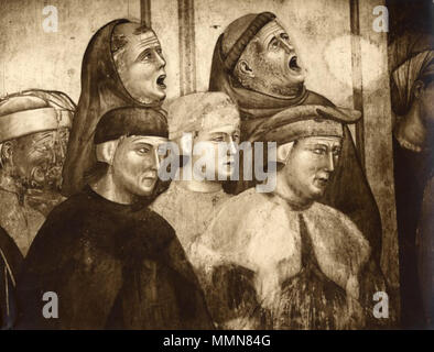 . Giotto', 'Presepe di Greccio . Fichier 1290s. voir ou 'Catégorie', Giotto Presepe di Greccio 01 Banque D'Images