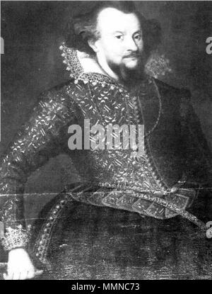 Portret van Jan VII 'De' Middelste -van Nassau Siegen (1561-1623).. 1611. 1561 Johan Banque D'Images