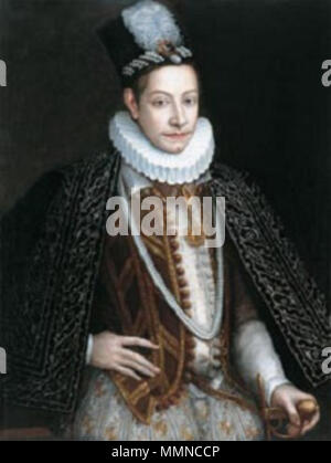 Portrait de Charles Emmanuel I, duc de Savoie (1562-1630). 1580. Charles Emmanuel I par Kraek Banque D'Images