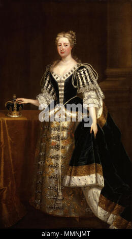 Portrait de Caroline de Brandebourg-ansbach (1683-1737). 1727. Caroline Wilhelmine de Brandenburg-Ansbach par Charles Jervas Banque D'Images