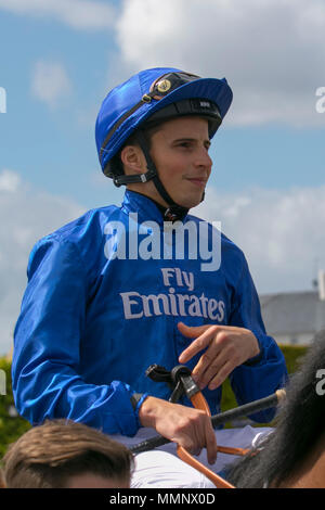 William Buick, une télévision d'origine norvégienne qui jockey britannique et détient la nationalité danoise. Il a partagé le champion apprenti jockey titre en 2008 avec David Probert et a remporté le Prix Lester pour apprenti jockey de l'année en 2007 et 2008. Banque D'Images