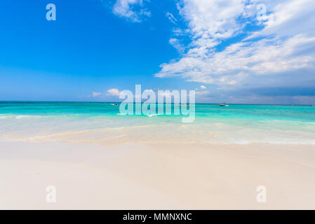 Xpu-Ha Beach - belle côte des Caraïbes du Mexique - Riviera Maya Banque D'Images