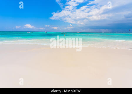 Xpu-Ha Beach - belle côte des Caraïbes du Mexique - Riviera Maya Banque D'Images