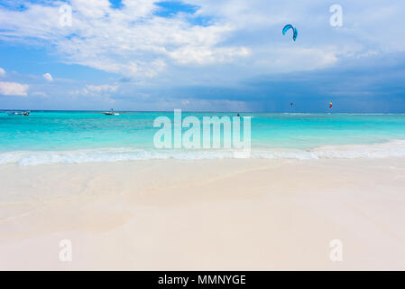 Xpu-Ha Beach - belle côte des Caraïbes du Mexique - Riviera Maya Banque D'Images