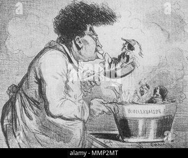 . Alexandre Dumas (père) Le Chef Quadroon - Dumas de concocter sa bouillabaisse de roman . Ce fichier n'est pas informations sur l'auteur. 36 Alexandre Dumas 13 Banque D'Images