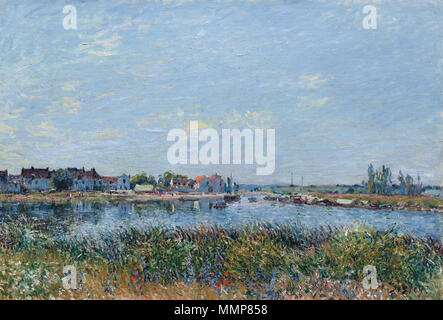 Alfred Sisley - Vernou-la le matin (1881) Banque D'Images