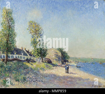 Alfred Sisley - Vernou-la le matin (1885) Banque D'Images