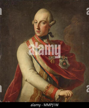 Anglais : Joseph II, empereur d'Allemagne (1741-1790). seconde moitié du 18e siècle. Autrichienne anonyme - Joseph II, Versailles Banque D'Images