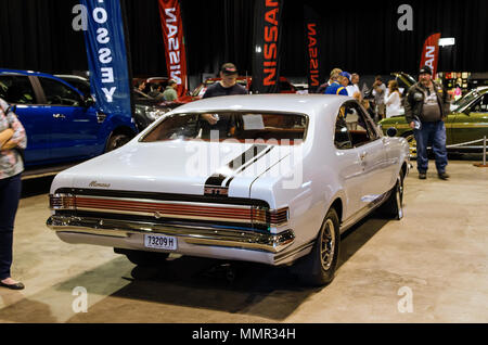 1969 Holden Monaro GTS HK 186S coupé sur l'affichage en Tamworth Australie. Banque D'Images