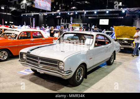 1969 Holden Monaro GTS HK 186S Coupé sur l'affichage en Tamworth Australie. Banque D'Images