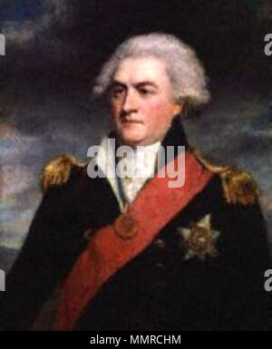 . Anglais : Adam Duncan était un amiral britannique qui a défait la flotte néerlandaise au large de Camperdown. Portrait d'Adam Duncan, 1er vicomte Duncan (1731-1804). vers 1798. Adam Duncan Banque D'Images