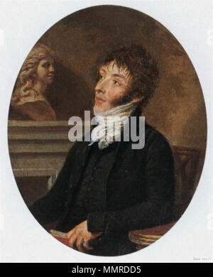 . Portrait de l'Batyushkov . 1810s. Orest Repin (1782-1836) Noms alternatifs ? ? ? ? ? ? ? ? ? ?, ? ? ? ? ?  ? ? ? ? ? ? ? ? ; Kiprenskij, Orest Adamovi ? Description portraitiste Russe Date de naissance/décès 24 Mars 1782 17 octobre 1836 Lieu de naissance/décès : Anglais Koporje, près de Saint-Pétersbourg, Russie Deutsch : Nesinskaja bei Kopor'e Rome lieu de travail Saint Petersburg, Rome contrôle d'autorité : Q367120 : VIAF ?84097348 ISNI : ?0000 0001 1680 1927 ULAN : ?500022586 RCAC : ?n82011745 GND : ?118991078 par Batyushkov Kiprenski WorldCat Banque D'Images